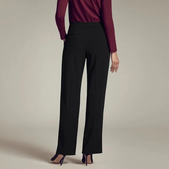 MM LaFleur Dupont Pant Black Relaxed Fit Straight Leg Trouser size 6 - Picture 5 of 10